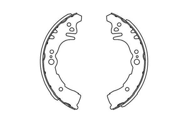 KAVO PARTS Комплект тормозных колодок KBS-9917